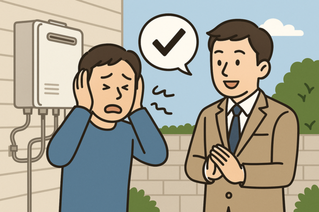 給湯器うるさい苦情への正しい対応方法