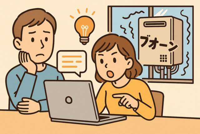 給湯器ブオーンの音がうるさい知恵袋の意見