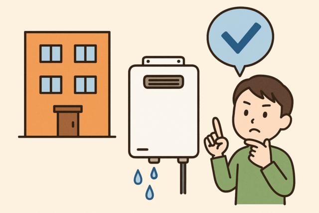 給湯器水漏れポタポタ賃貸での正しい対策