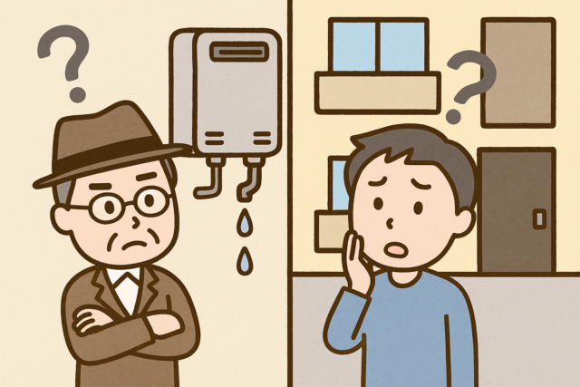 賃貸物件で漏水した場合責任はどちら？