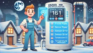 大阪ガス給湯器エラーコード161を解説