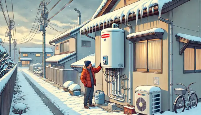 冬に給湯器電源が落ちる原因とは