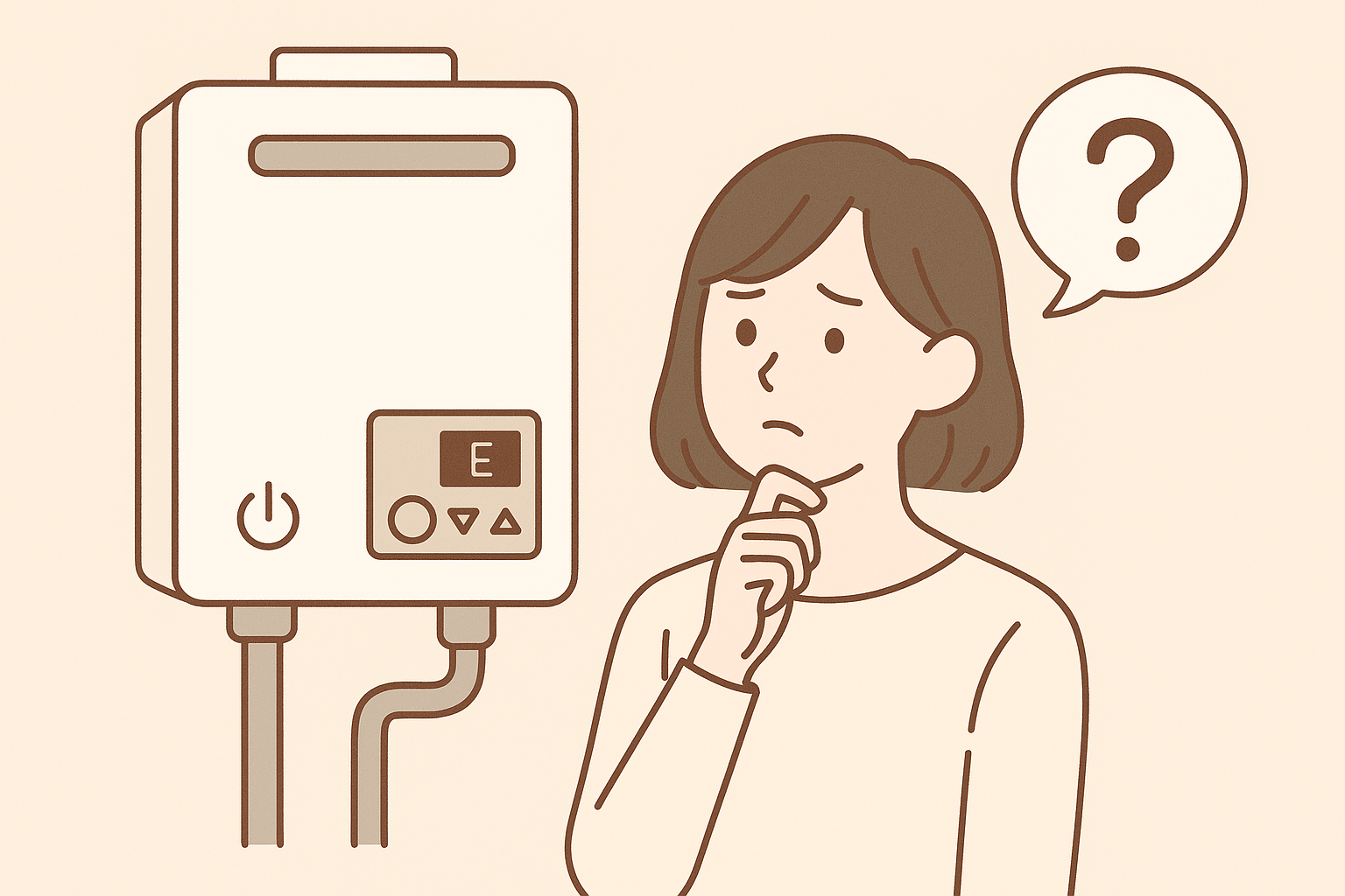 ノーリツ給湯器設定温度よりぬるい理由