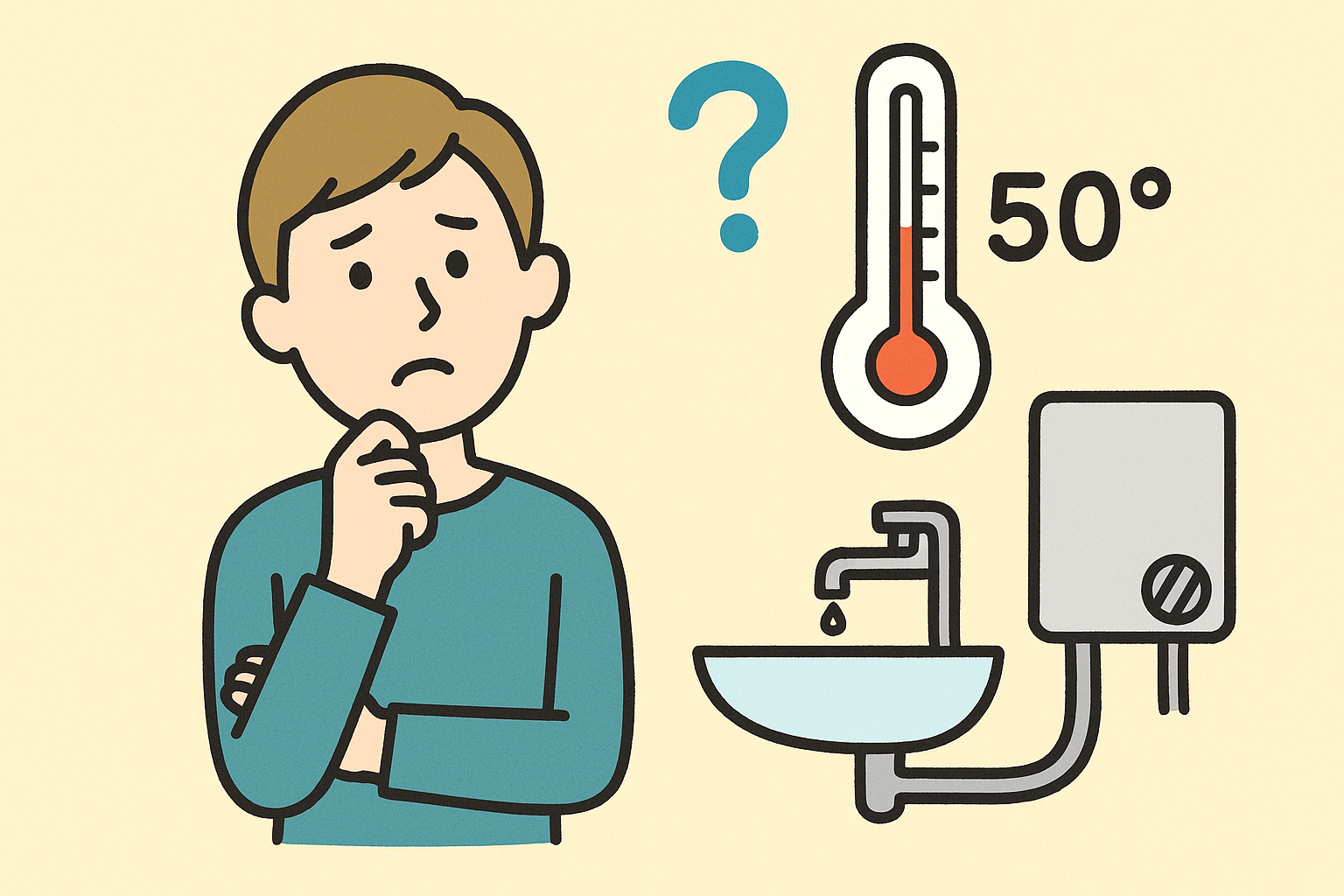 給湯温度を50度に設定すると電気代は節約できますか？