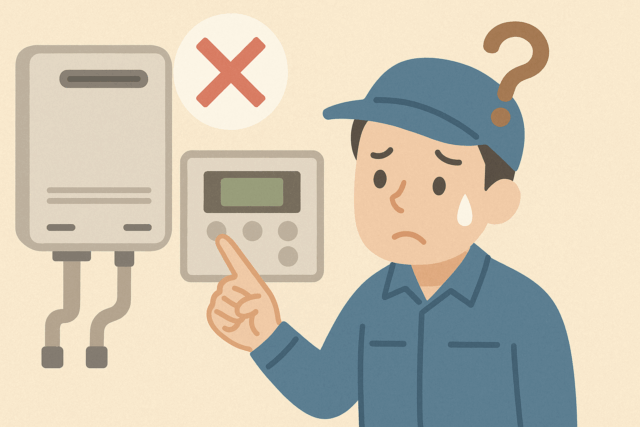 給湯器電源が勝手に切れる時の対処
