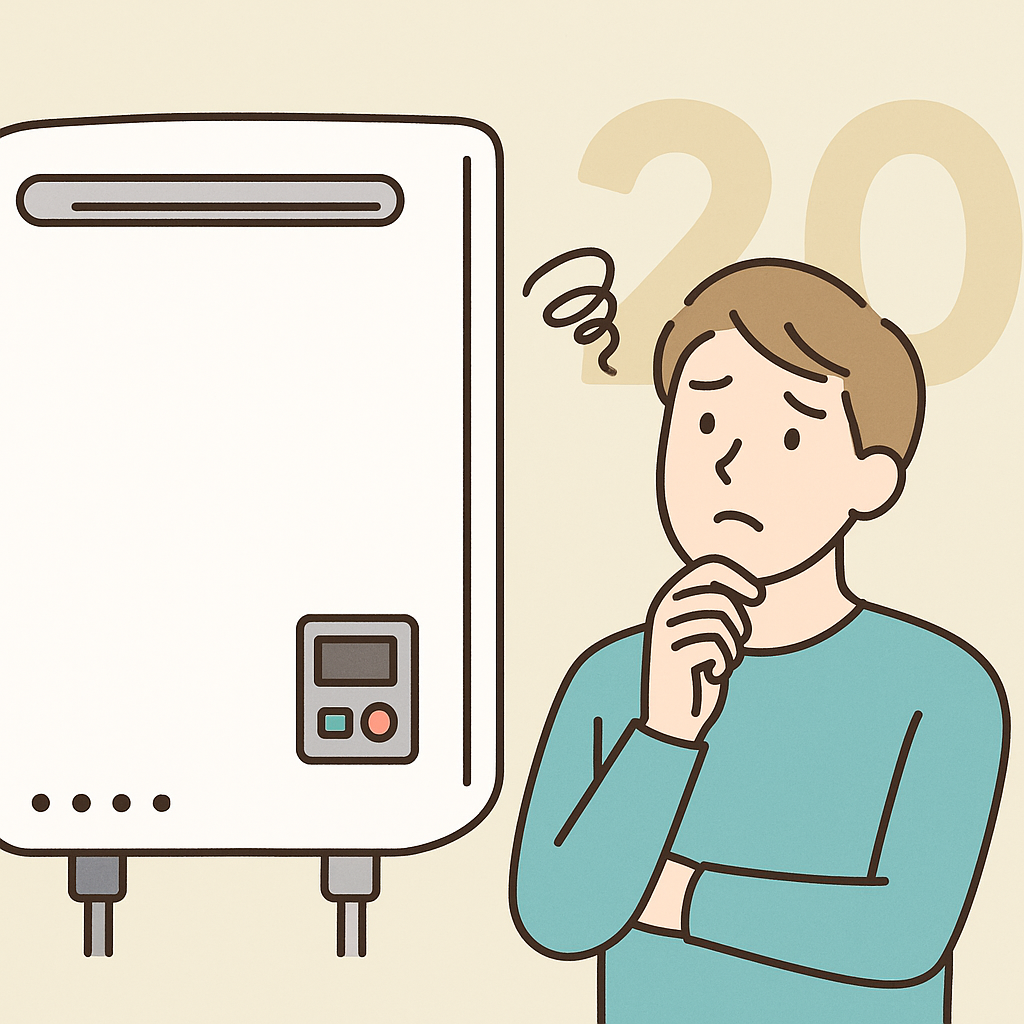 給湯器は20年も使えますか？の真実