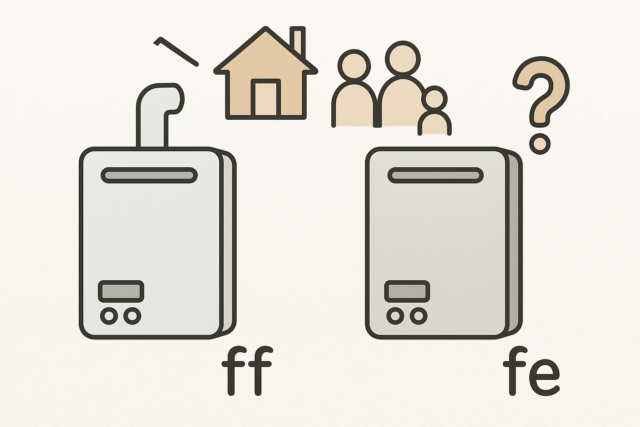 給湯 器 ff と fe の 違いと選び方