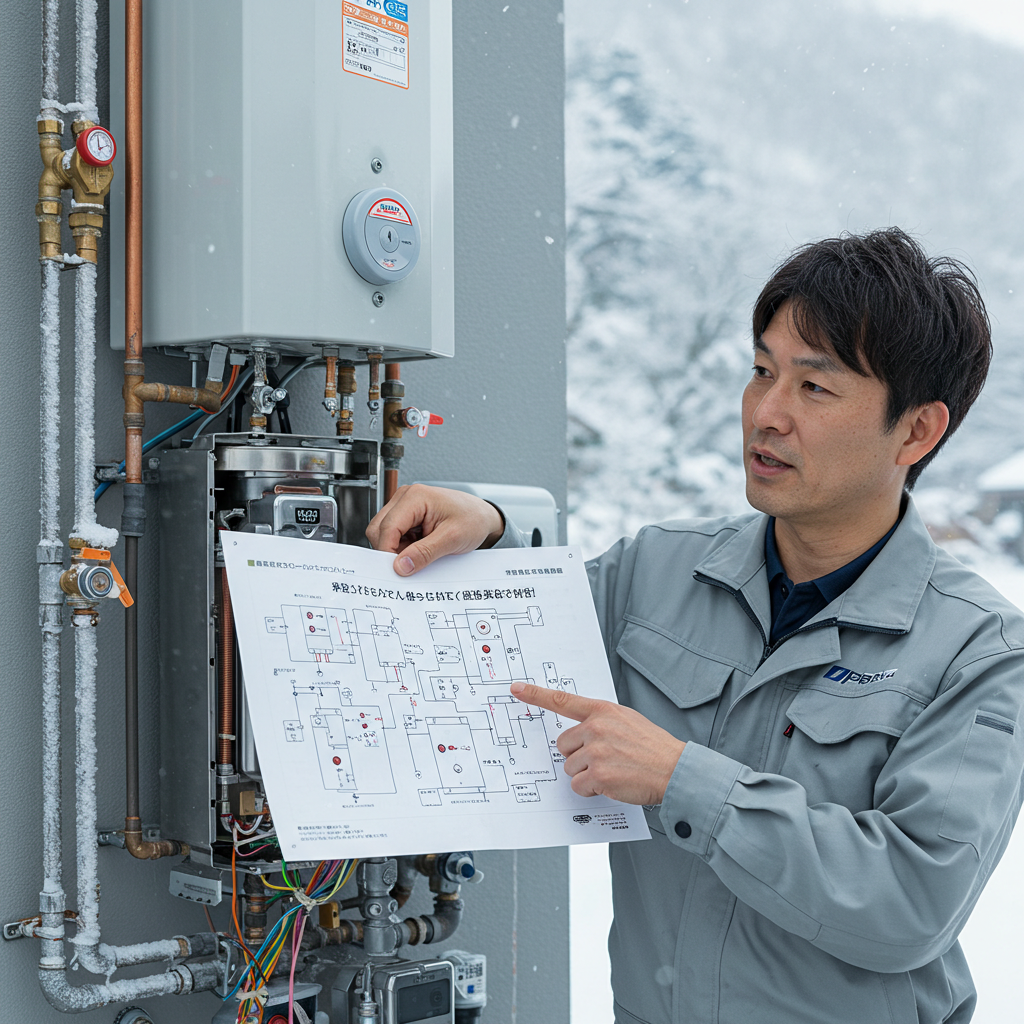 給湯器凍結防止ヒーターの仕組みとは