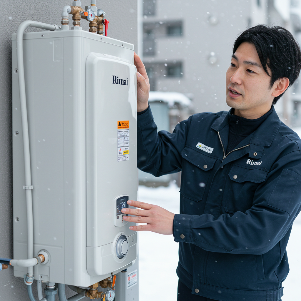 リンナイの給湯器における凍結防止機能