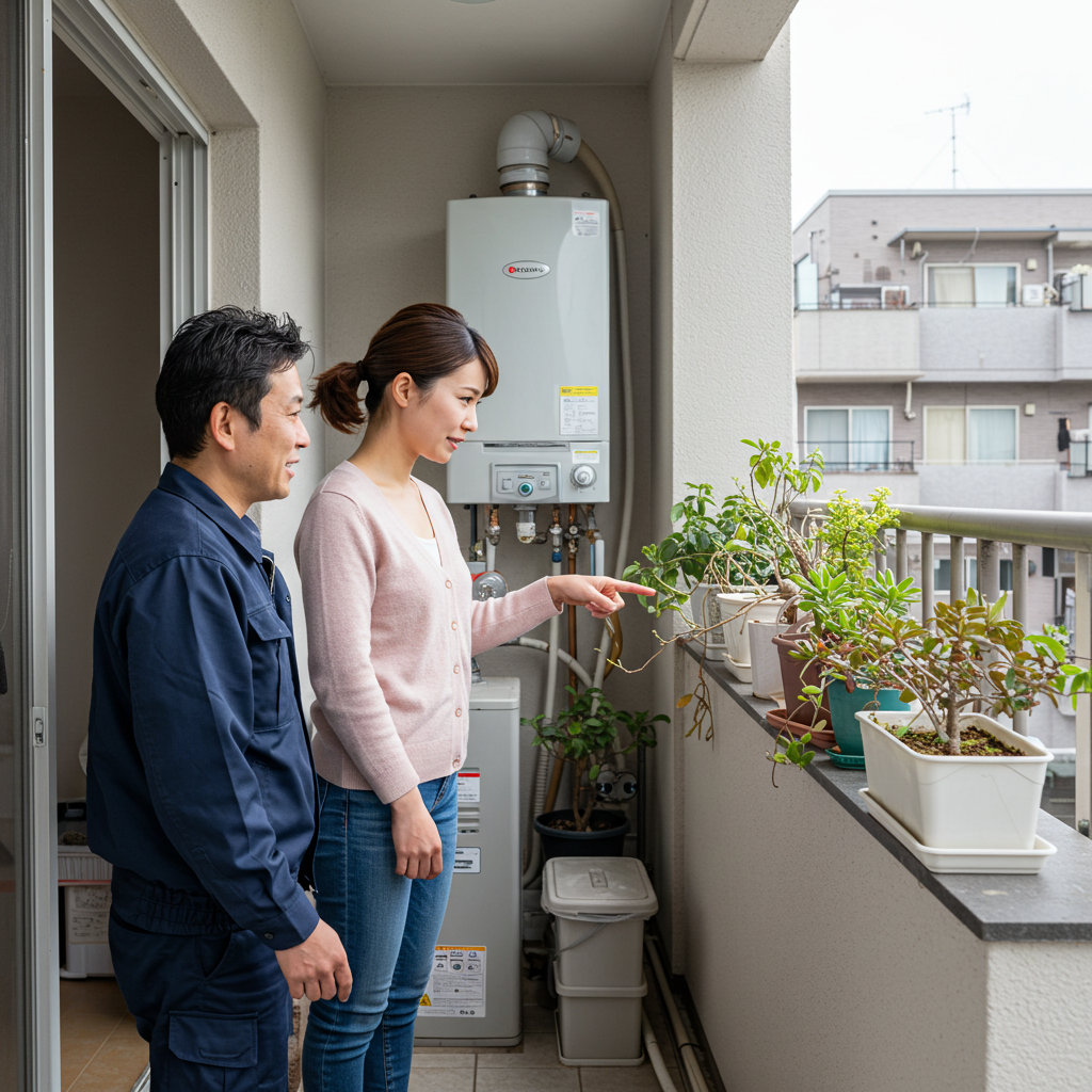 給湯器床暖房対応マンションでの注意点