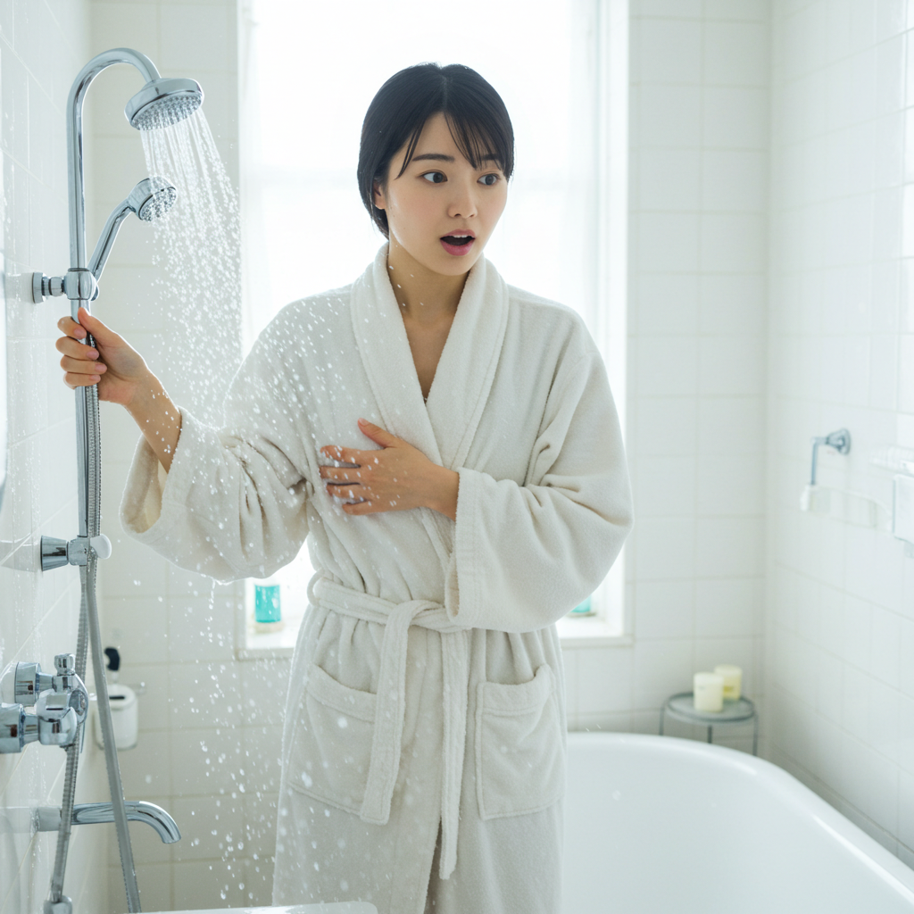 シャワーお湯が出ない水は出る場合の原因と対処法
