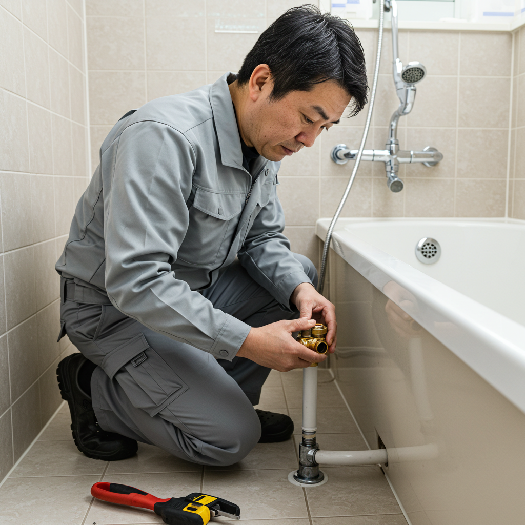 循環金具 水が出る場合のチェックポイント
