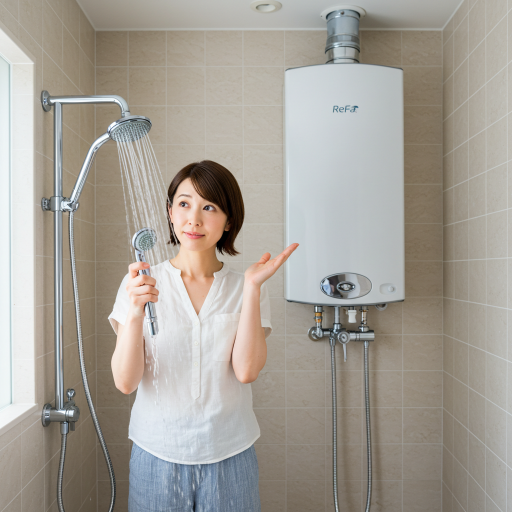 リファシャワーヘッドと給湯器の相性