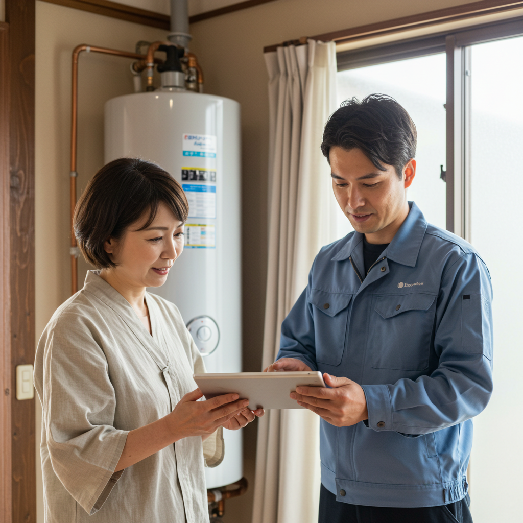 給湯器を取り替えるとき立ち会いは必要ですか？