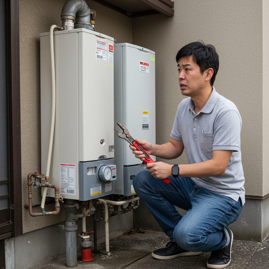 給湯器 水漏れ 自分で修理は可能か