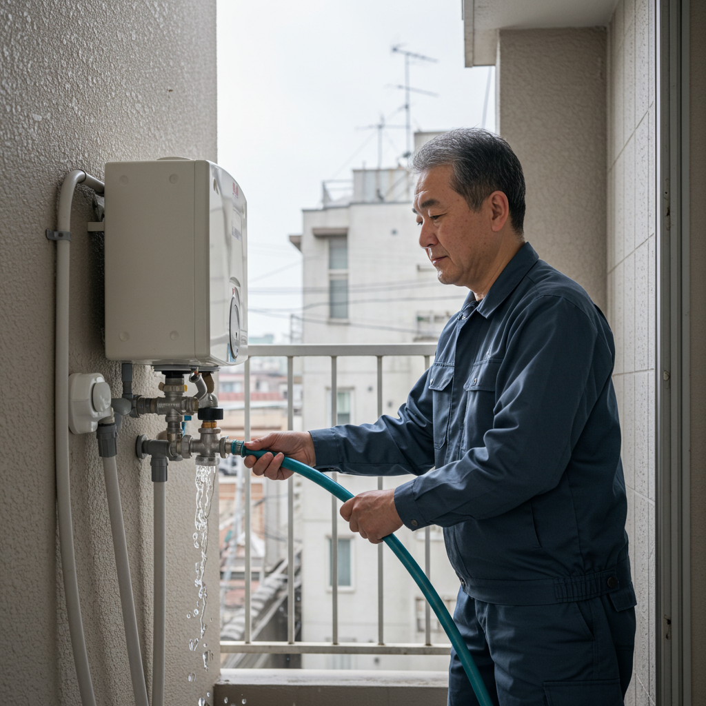 ベランダ 給湯器 分岐 蛇口の活用方法