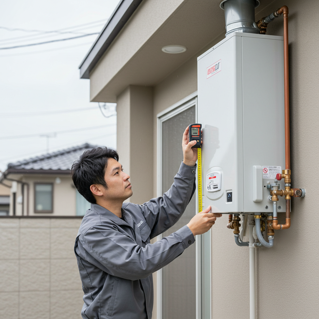 給湯器の設置高さに制限はありますか？