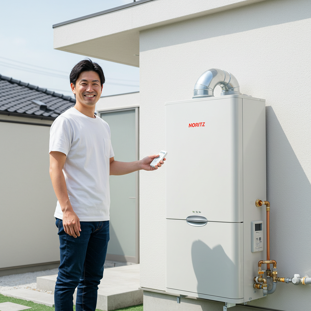 ノーリツ 給湯器 ワイヤレスリモコンの特長