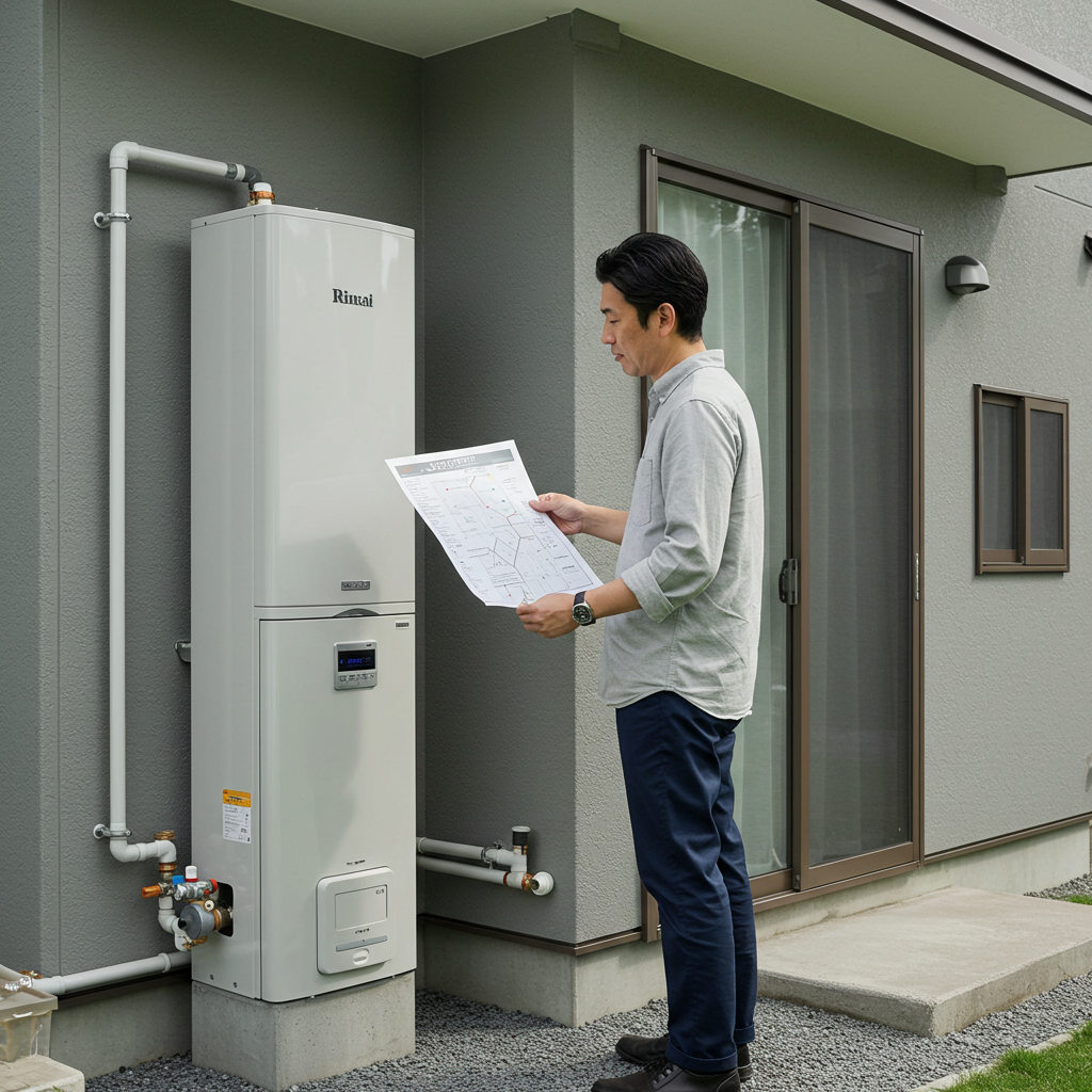 リンナイ 給湯器 リモコン 対応表の見方