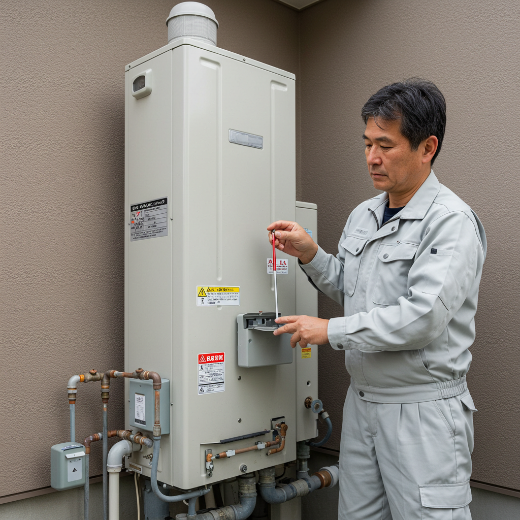 給湯器 配管カバー 取り付け方法