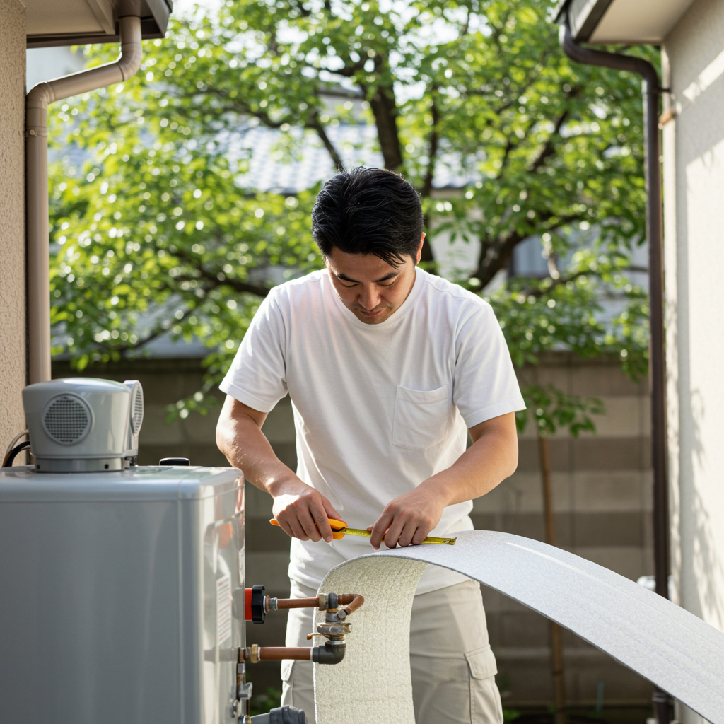 給湯器 凍結防止 カバー diyで作るコツ