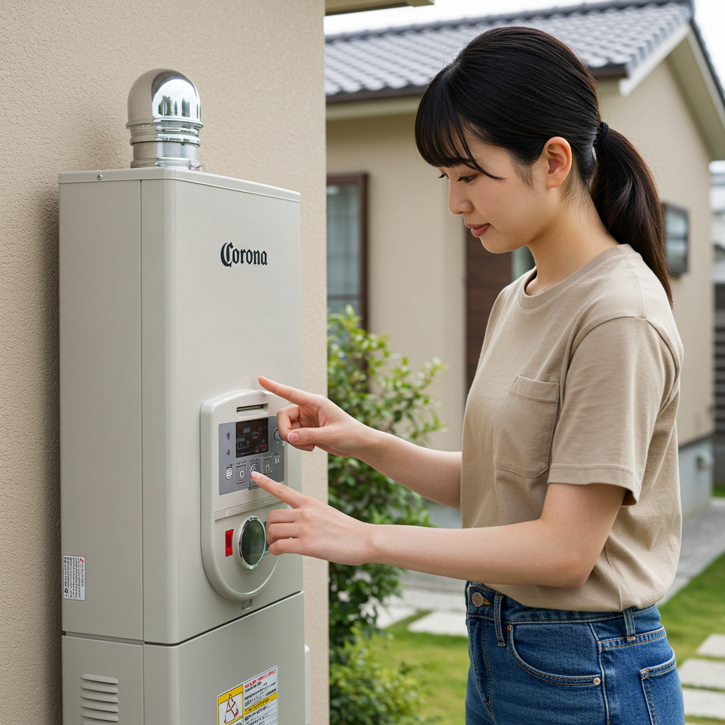 コロナ 風呂 配管洗浄ボタンの使い方