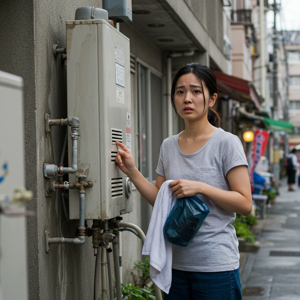 給湯器が壊れてお風呂に入れない 賃貸の対処