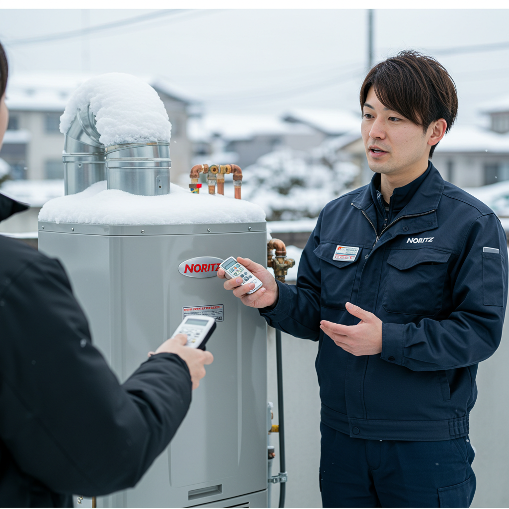 ノーリツ 給湯器 雪 マーク 電源は切るべき？