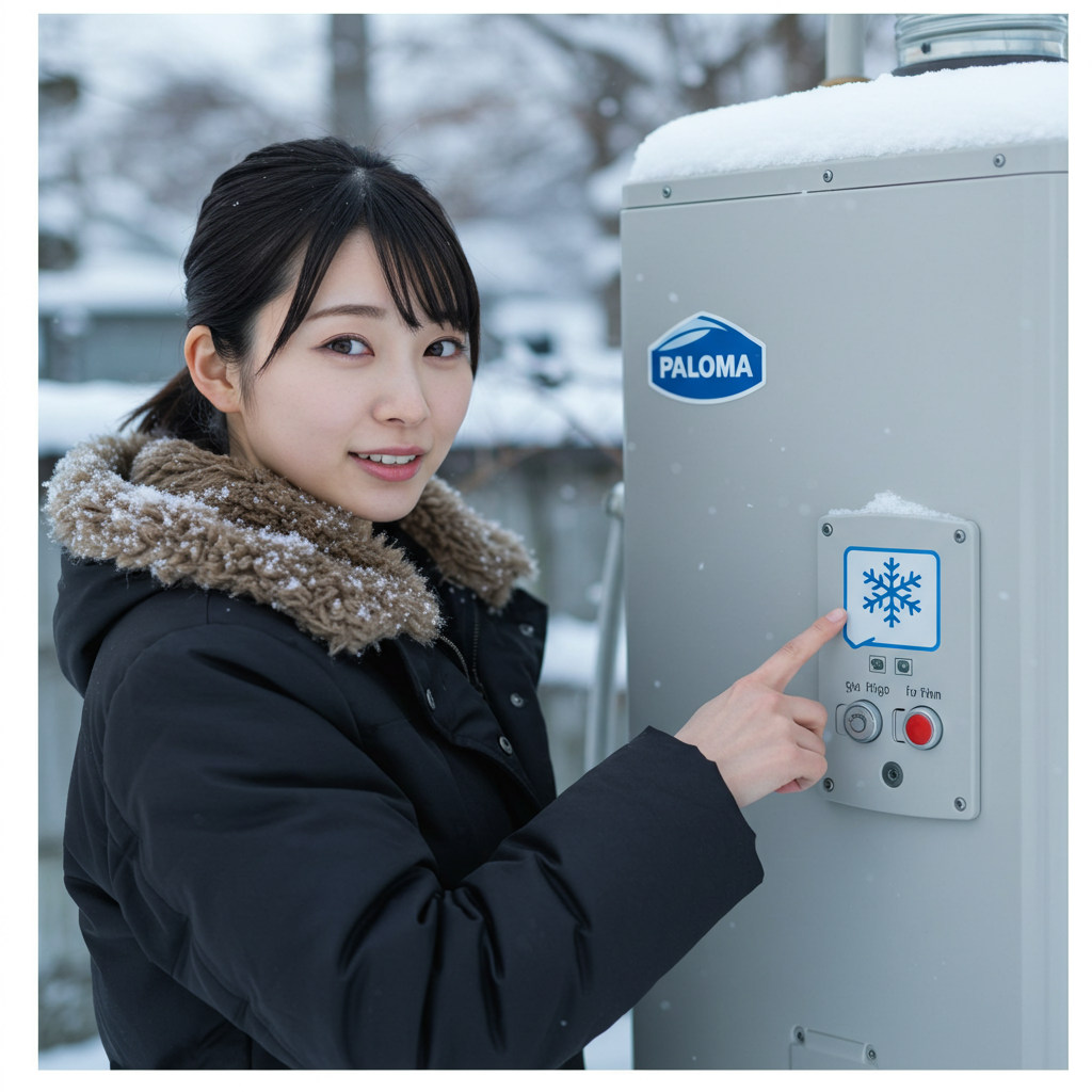 パロマ 給湯器 雪マークはどんな意味？