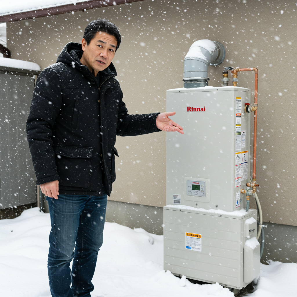 リンナイのお風呂に雪マークがついているのは故障ですか？