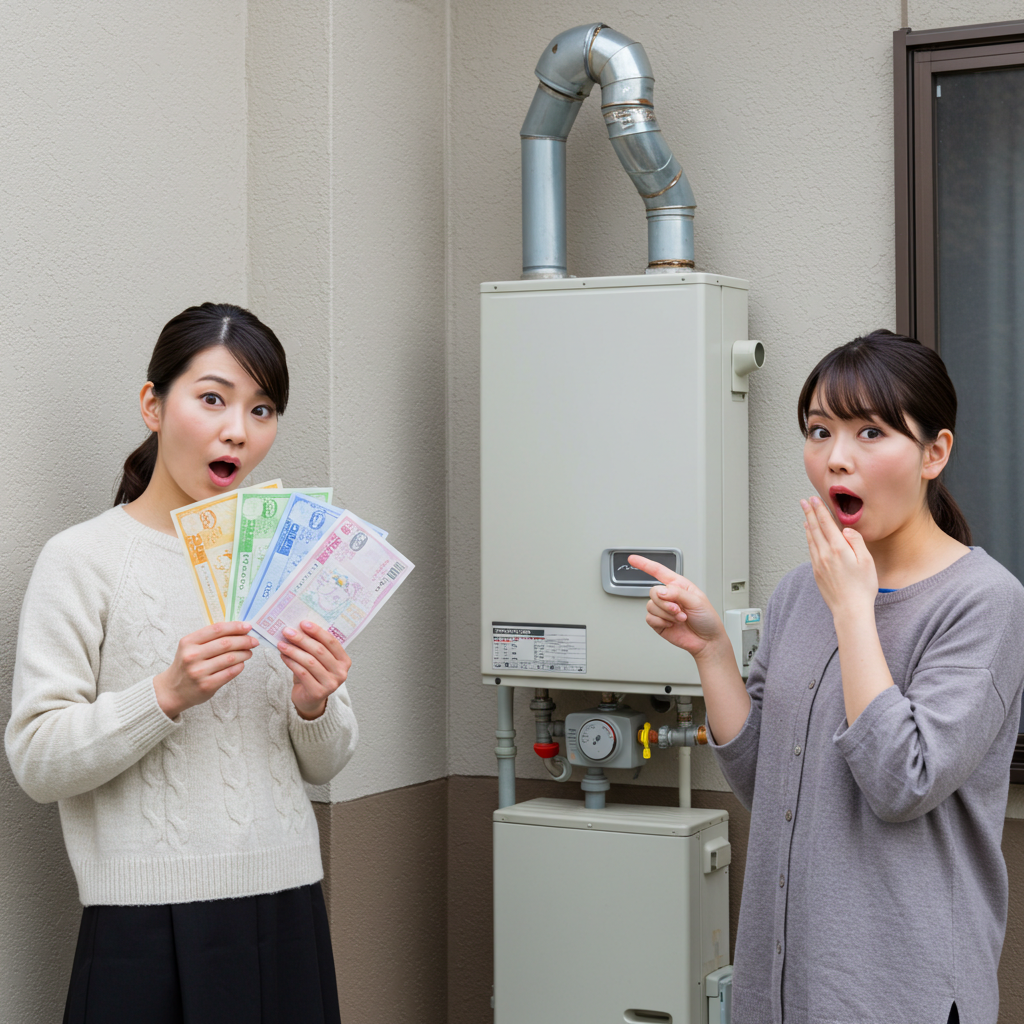 給湯温度 50度 ガス代は高くなる？