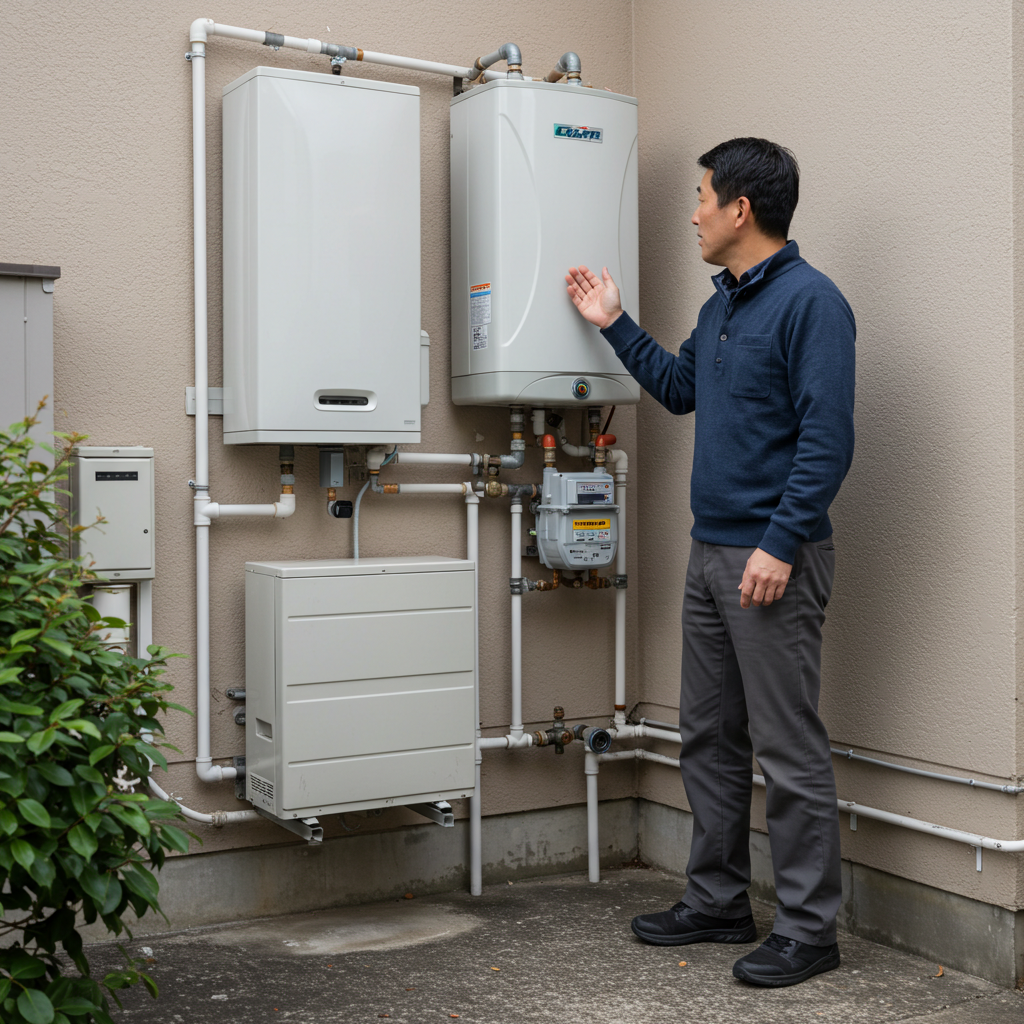 給湯器 ガス 電気 見分け方 賃貸 のポイント