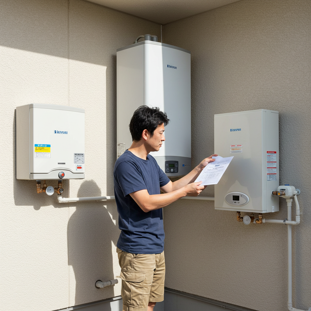 アパートの給湯器には何種類ありますか？ の答え