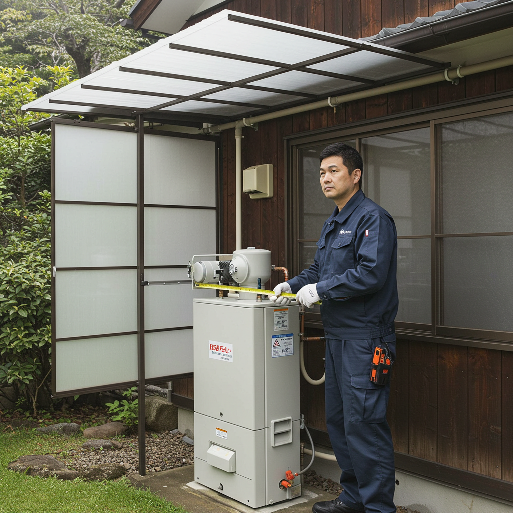給湯器の雨対策は？安全性と効果