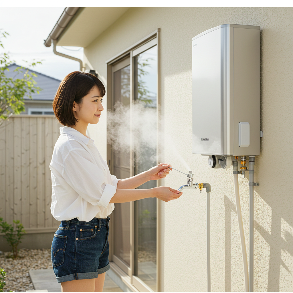 給湯器 お湯を出すと音がするのはなぜ？
