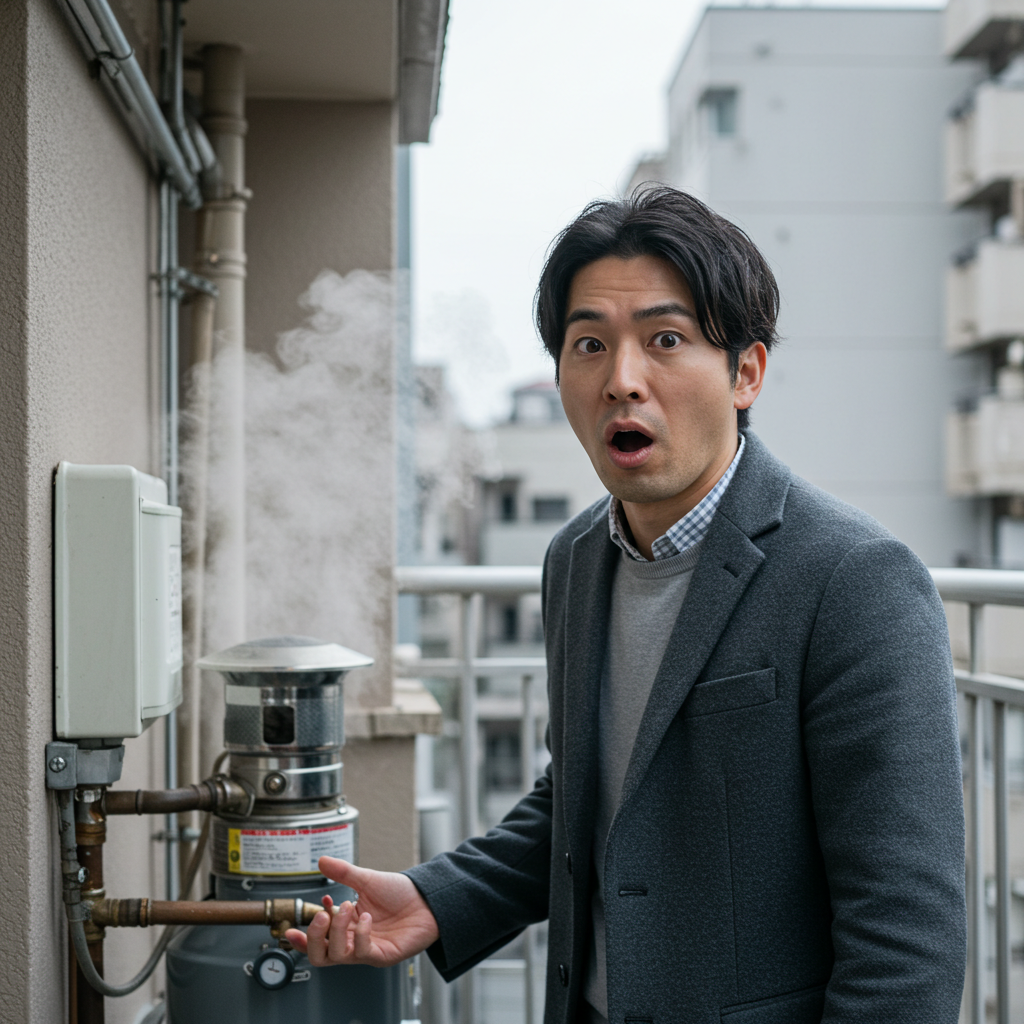 給湯器が一瞬ガス臭いのはなぜですか？