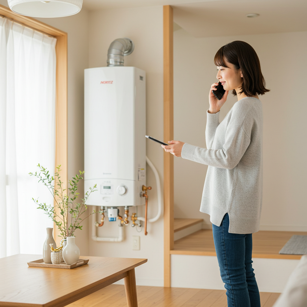 ノーリツ 給湯器 電源が落ちる 時の対応法