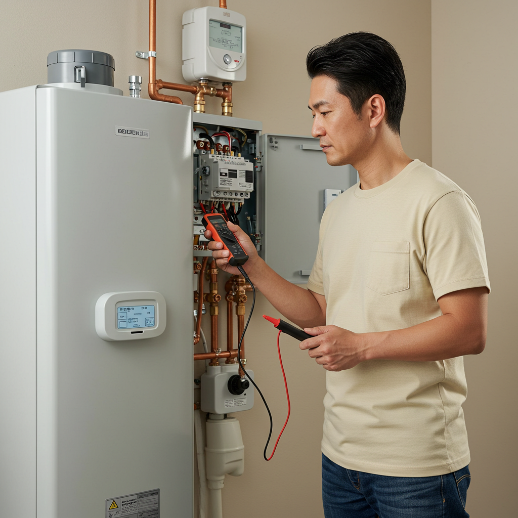 給湯器が漏電しているかどうか調べる方法は？