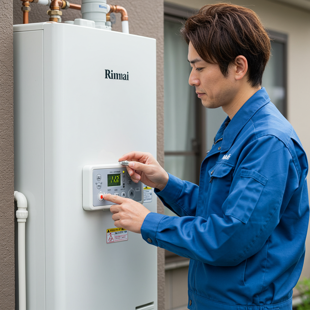 給湯器 漏電ブレーカー リセット リンナイの場合
