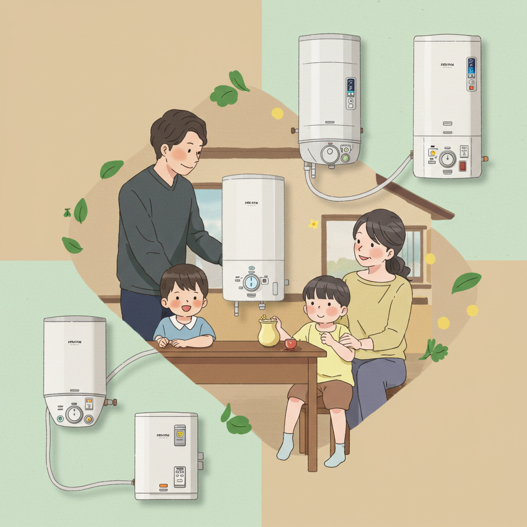 使用シーン別の適した給湯器選び