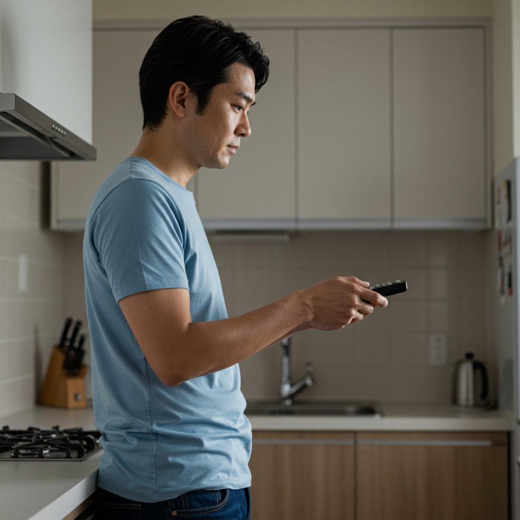 ノーリツ給湯器時計を常時表示にする方法