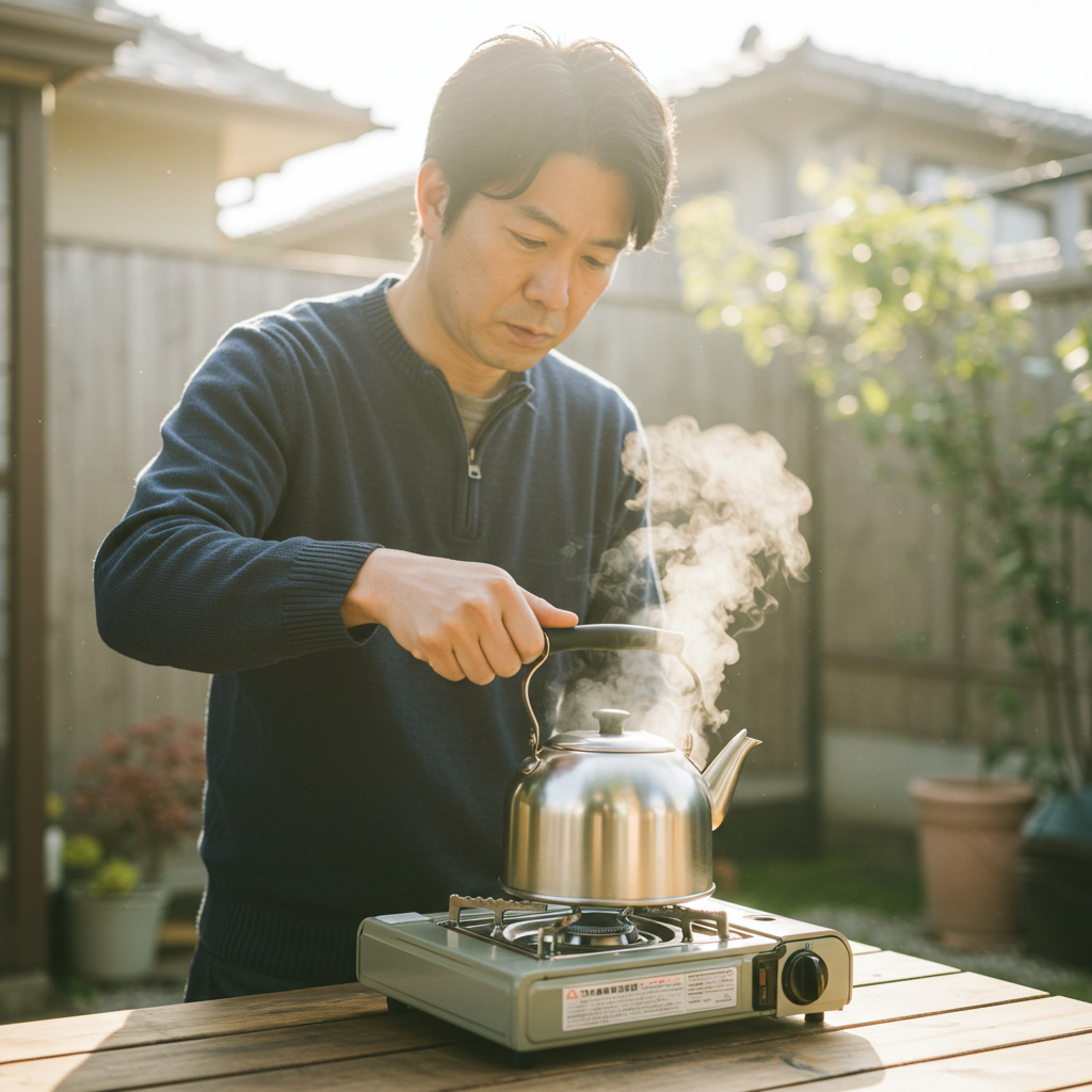 お湯を沸かす代替手段を考える