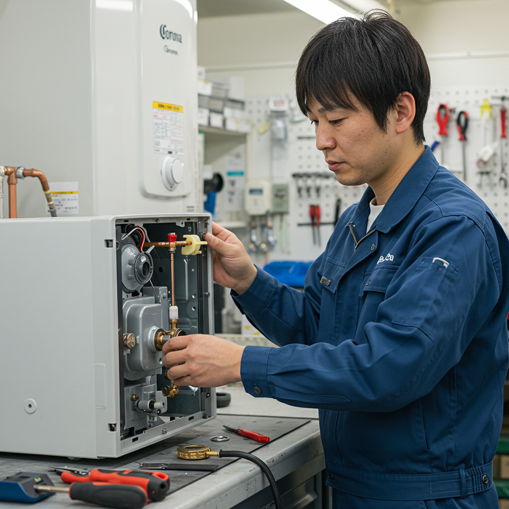 コロナフレームロッド清掃の基本手順