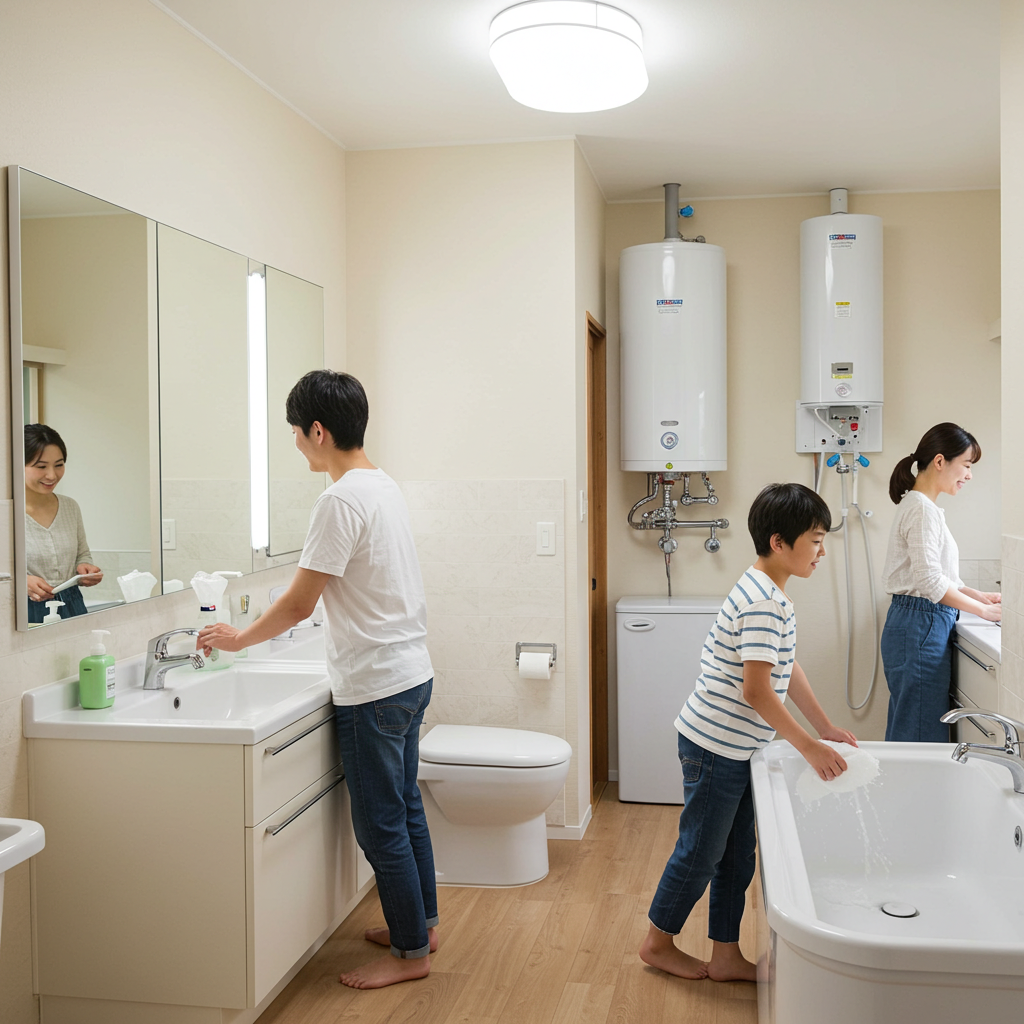 給湯器20号と24号の違いを理解する