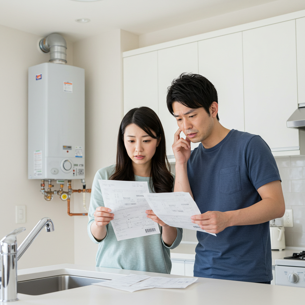 給湯器 温度設定 ガス代への影響