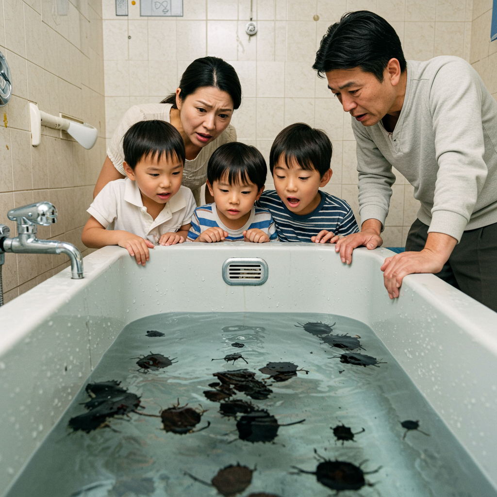 お湯はりで黒いカスが出る理由
