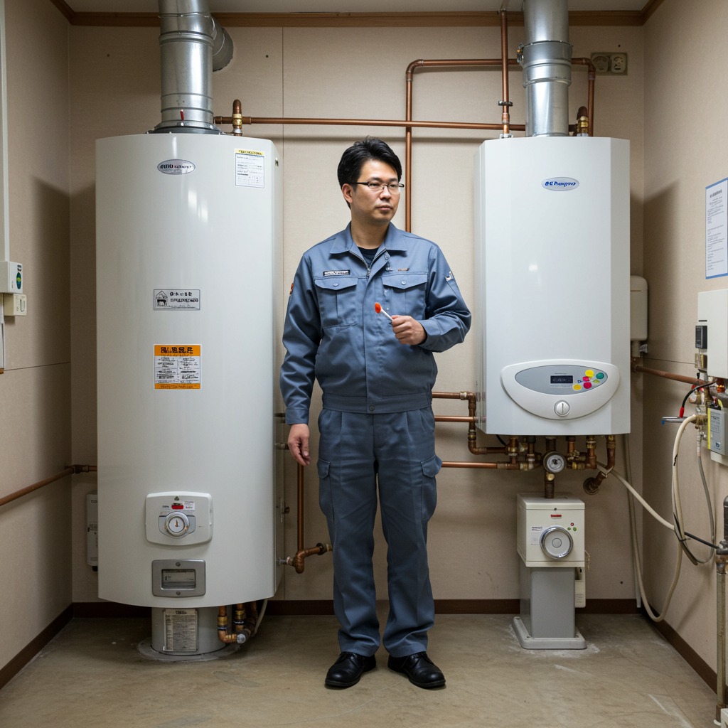 ガス給湯器効率20年前と今の違い