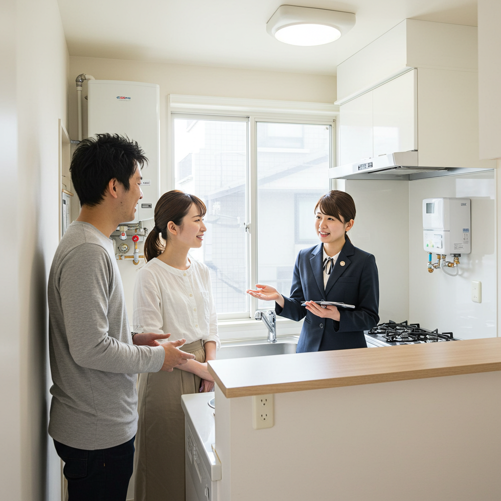 給湯器ない 賃貸での契約時の確認ポイント
