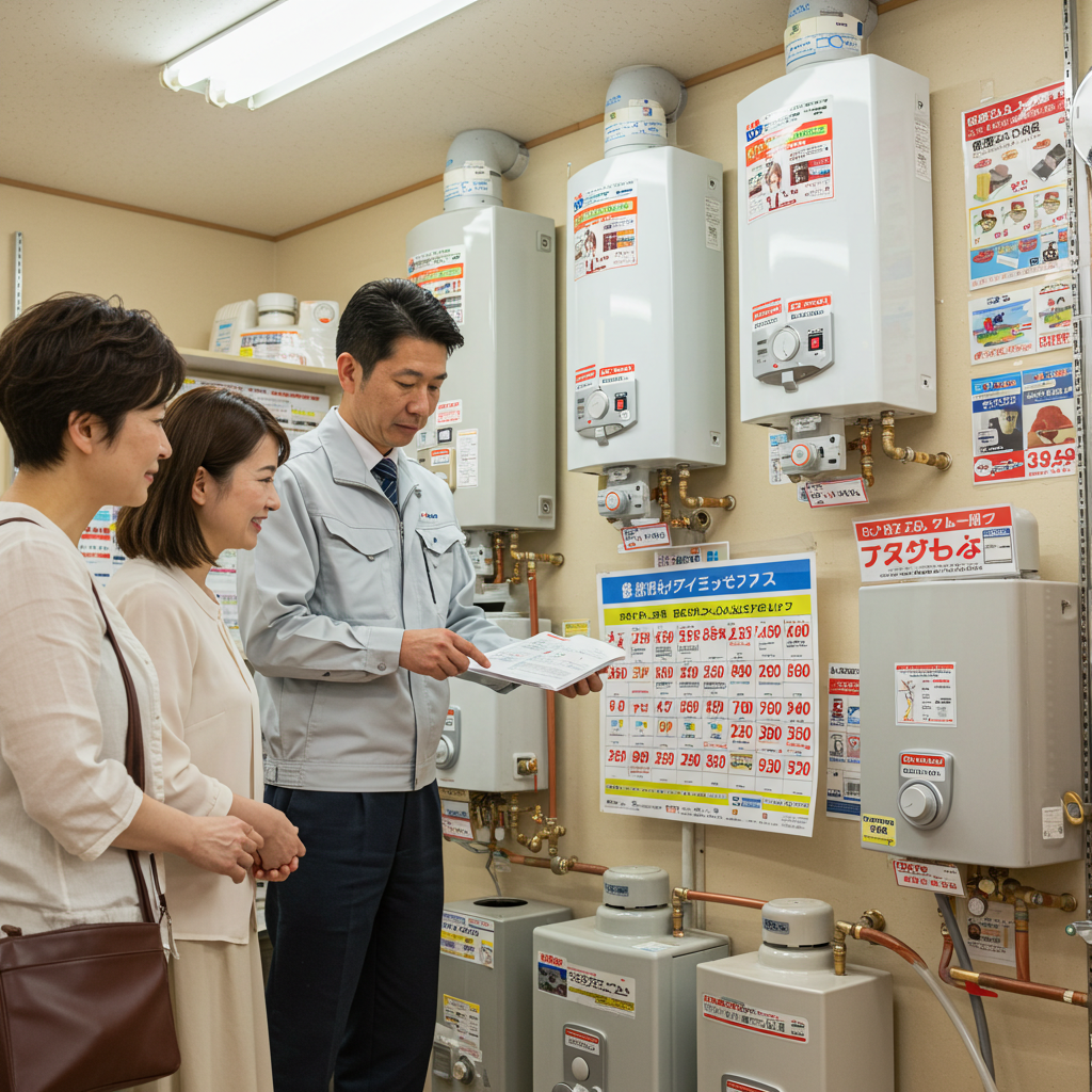 給湯器 プロパンガス 値段の相場と費用目安
