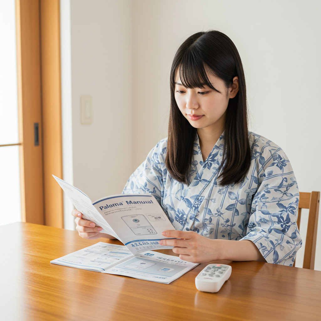 パロマ給湯器で音を消す方法
